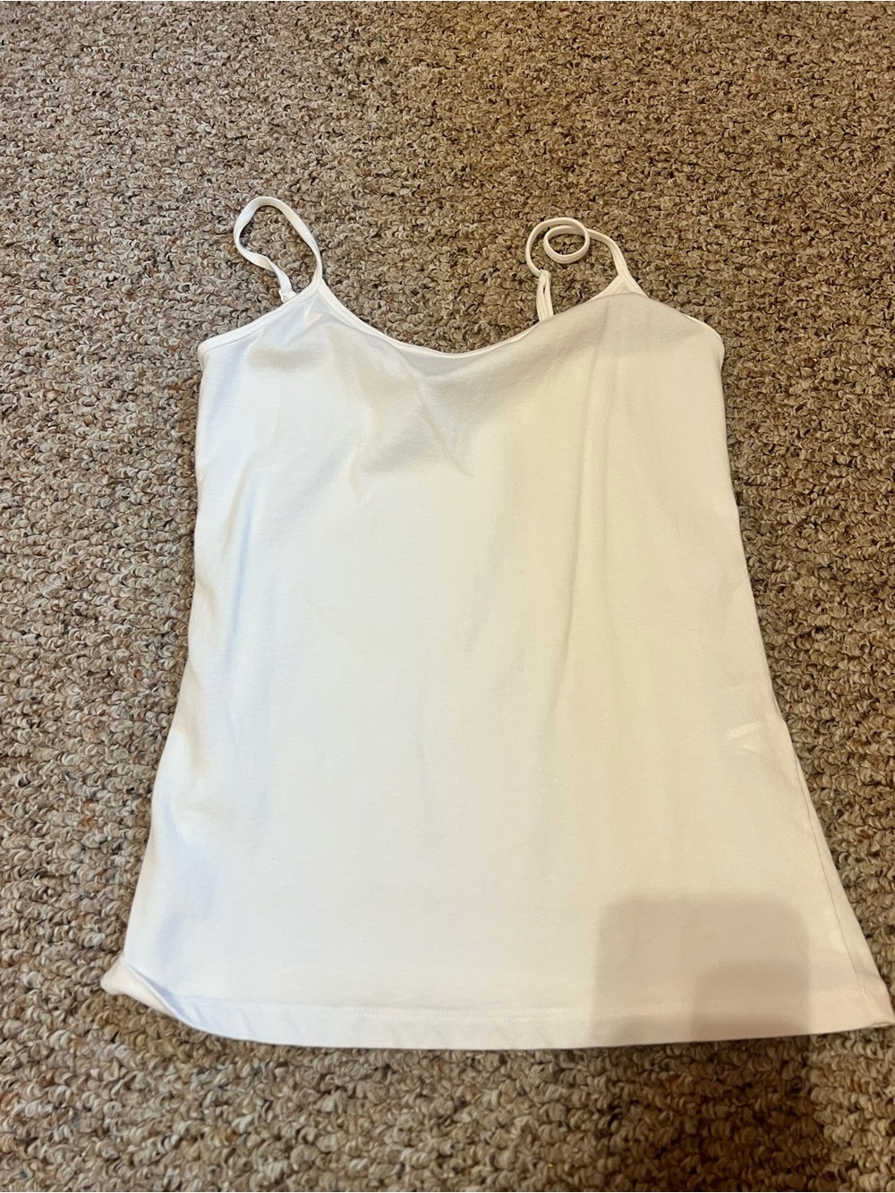 Forever 21 White Thin-Strap Camisole